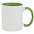 Кружка Promo Plus для сублимационной печати, зеленое яблоко с логотипом в Нефтекамске заказать по выгодной цене в кибермаркете AvroraStore
