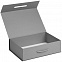 Коробка Case, подарочная, темно-серебристая с логотипом в Нефтекамске заказать по выгодной цене в кибермаркете AvroraStore