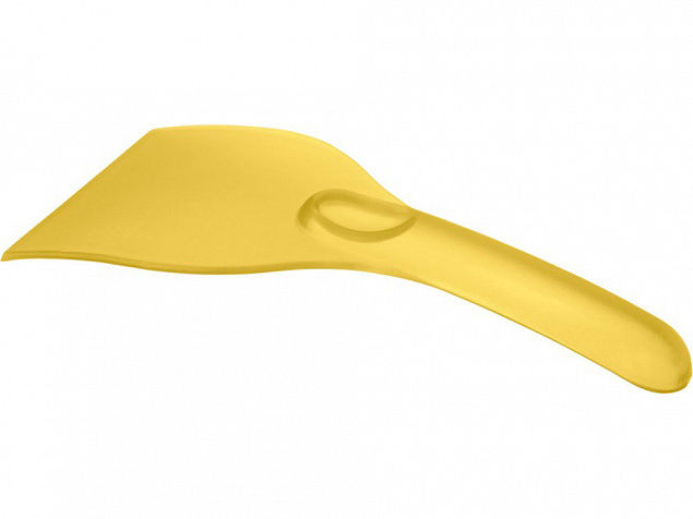 Скребок для льда Chilly 2.0 из переработанного ПЭТ, желтый с логотипом в Нефтекамске заказать по выгодной цене в кибермаркете AvroraStore