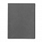 Бизнес-блокнот BIGGY, B5 формат, серый, серый форзац, мягкая обложка, в клетку с логотипом в Нефтекамске заказать по выгодной цене в кибермаркете AvroraStore