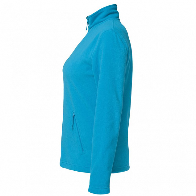 Куртка женская ID.501 бирюзовая с логотипом в Нефтекамске заказать по выгодной цене в кибермаркете AvroraStore