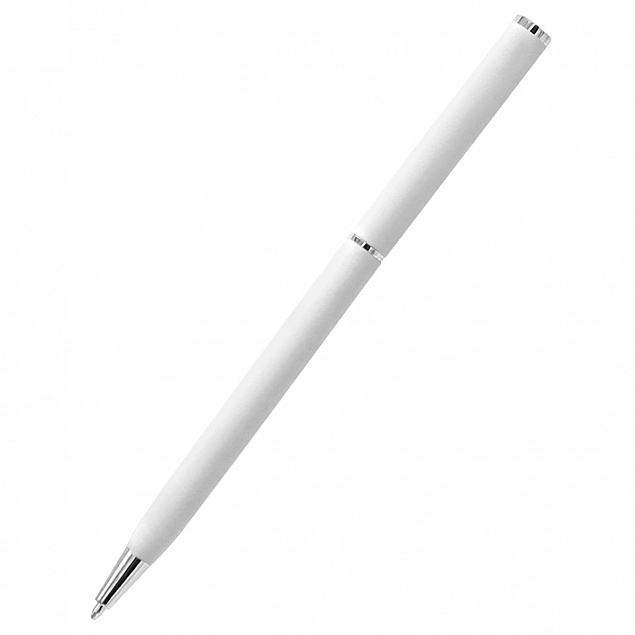 Ручка шариковая металлическая Tinny Soft - Белый BB с логотипом в Нефтекамске заказать по выгодной цене в кибермаркете AvroraStore