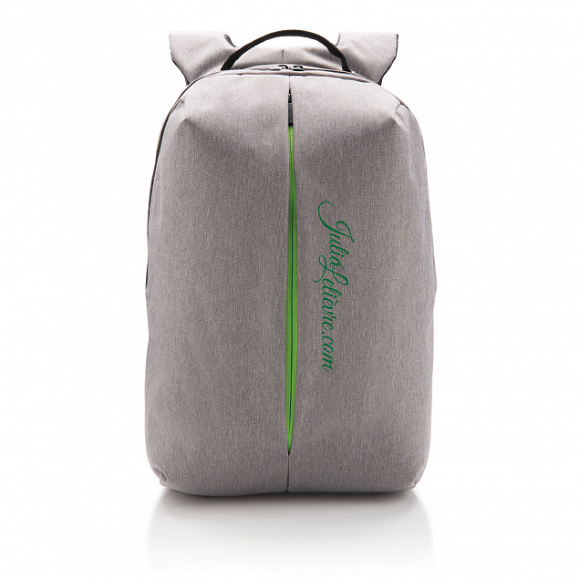 Рюкзак Smart, серый с логотипом в Нефтекамске заказать по выгодной цене в кибермаркете AvroraStore