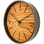 Часы настенные Largo, дуб с логотипом в Нефтекамске заказать по выгодной цене в кибермаркете AvroraStore