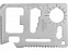 Мультиинструмент в чехле Helper mini, стальной с логотипом в Нефтекамске заказать по выгодной цене в кибермаркете AvroraStore