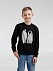 Свитшот детский Like a Penguin, черный с логотипом в Нефтекамске заказать по выгодной цене в кибермаркете AvroraStore