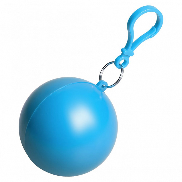Дождевик в круглом футляре NIMBUS, голубой с логотипом в Нефтекамске заказать по выгодной цене в кибермаркете AvroraStore