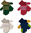Перчатки на заказ Guanti, полушерсть с логотипом в Нефтекамске заказать по выгодной цене в кибермаркете AvroraStore