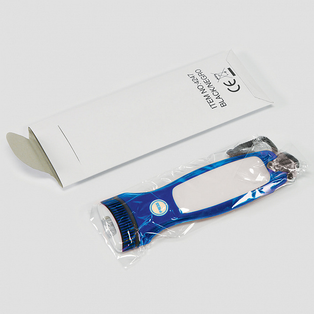 Фонарик  карманный, ультратонкий "Thelix", пластик, LED, синий с логотипом в Нефтекамске заказать по выгодной цене в кибермаркете AvroraStore