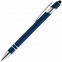Ручка шариковая Pointer Soft Touch со стилусом, темно-синяя с логотипом в Нефтекамске заказать по выгодной цене в кибермаркете AvroraStore