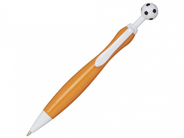 Ручка пластиковая шариковая «Naples football» с логотипом в Нефтекамске заказать по выгодной цене в кибермаркете AvroraStore