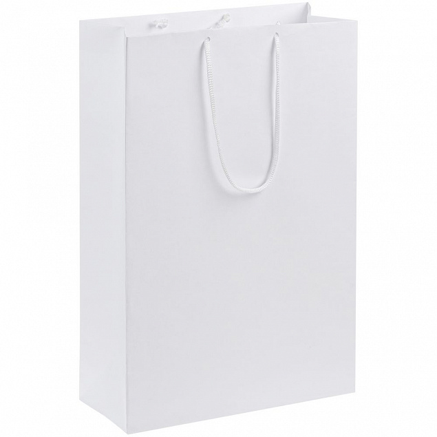 Пакет бумажный Porta, средний, белый с логотипом в Нефтекамске заказать по выгодной цене в кибермаркете AvroraStore