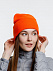 Шапка Urban Flow, оранжевая с логотипом в Нефтекамске заказать по выгодной цене в кибермаркете AvroraStore