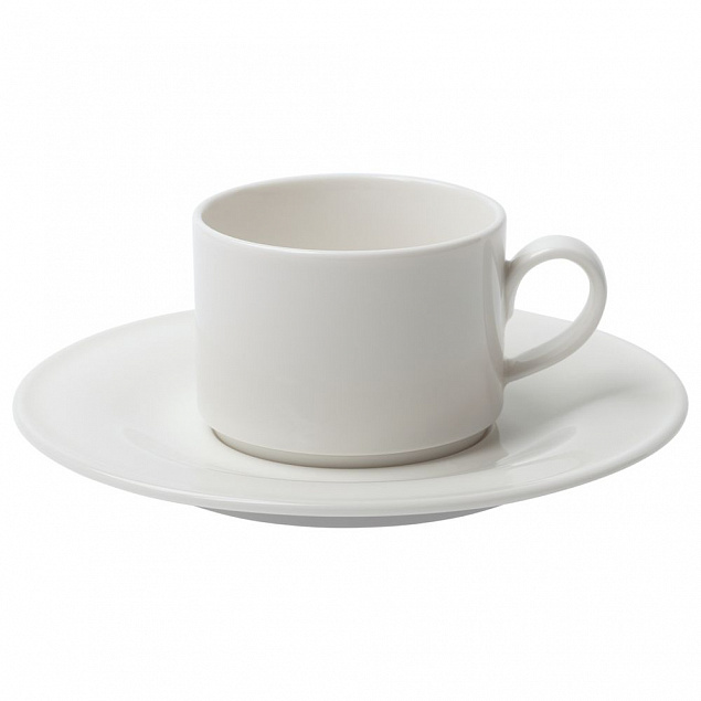 Кофейная пара Maxim Diamond, молочно-белая с логотипом в Нефтекамске заказать по выгодной цене в кибермаркете AvroraStore