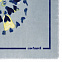 Платок Madeleine, голубой с логотипом в Нефтекамске заказать по выгодной цене в кибермаркете AvroraStore