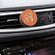 Ароматизатор в машину Sentir Deflector, коричневый, ледяной фрукт с логотипом в Нефтекамске заказать по выгодной цене в кибермаркете AvroraStore