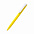 Ручка шариковая Mira Soft - Желтый KK с логотипом в Нефтекамске заказать по выгодной цене в кибермаркете AvroraStore