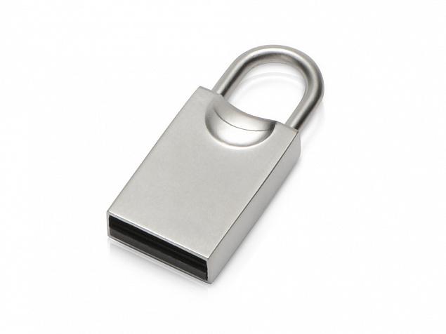 USB-флешка 2.0 на 16 Гб Lock с логотипом в Нефтекамске заказать по выгодной цене в кибермаркете AvroraStore