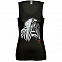 Майка женская «Арт-рокстар. Kiss Me», черная с логотипом в Нефтекамске заказать по выгодной цене в кибермаркете AvroraStore