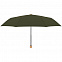 Зонт складной Nature Mini, зеленый с логотипом в Нефтекамске заказать по выгодной цене в кибермаркете AvroraStore