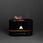 Увлажнитель-ароматизатор с имитацией пламени Fuego, черный с логотипом в Нефтекамске заказать по выгодной цене в кибермаркете AvroraStore