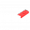 Корпус для флешки Designer Красный с логотипом в Нефтекамске заказать по выгодной цене в кибермаркете AvroraStore