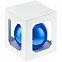 Елочный шар Finery Gloss, 10 см, глянцевый синий с логотипом в Нефтекамске заказать по выгодной цене в кибермаркете AvroraStore
