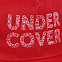 Бейсболка с вышивкой Undercover, красная с логотипом в Нефтекамске заказать по выгодной цене в кибермаркете AvroraStore