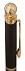 Ручка шариковая Globe Golden Top с логотипом в Нефтекамске заказать по выгодной цене в кибермаркете AvroraStore