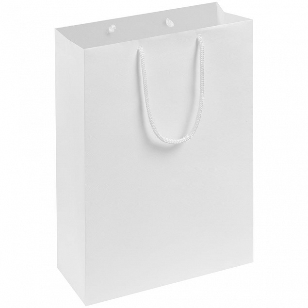 Пакет «Крафт», белый, M с логотипом в Нефтекамске заказать по выгодной цене в кибермаркете AvroraStore