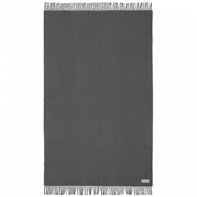 Плед Luxury, темно-серый с логотипом в Нефтекамске заказать по выгодной цене в кибермаркете AvroraStore