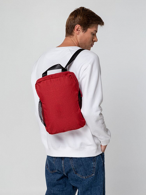 Рюкзак Packmate Sides, красный с логотипом в Нефтекамске заказать по выгодной цене в кибермаркете AvroraStore
