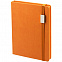 Ежедневник New Factor Metal, оранжевый с логотипом в Нефтекамске заказать по выгодной цене в кибермаркете AvroraStore