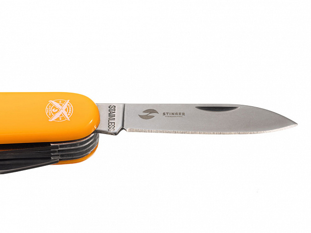 Нож перочинный, 89 мм, 15 функций с логотипом в Нефтекамске заказать по выгодной цене в кибермаркете AvroraStore