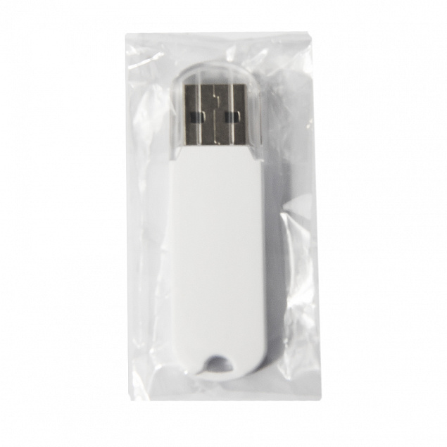 USB flash-карта UNIVERSAL (8Гб), белая, 5,8х1,7х0,6 см, пластик с логотипом в Нефтекамске заказать по выгодной цене в кибермаркете AvroraStore