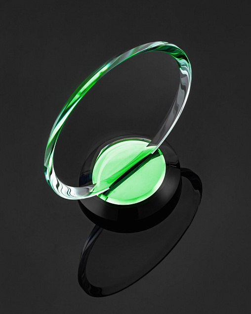 Награда Neon Emerald с логотипом в Нефтекамске заказать по выгодной цене в кибермаркете AvroraStore