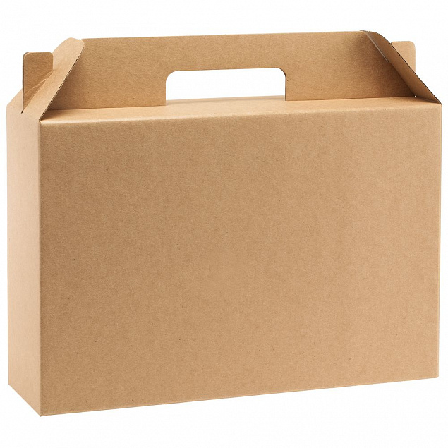 Коробка In Case L, крафт с логотипом в Нефтекамске заказать по выгодной цене в кибермаркете AvroraStore