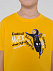 Футболка детская «Гидонисты», желтая с логотипом в Нефтекамске заказать по выгодной цене в кибермаркете AvroraStore