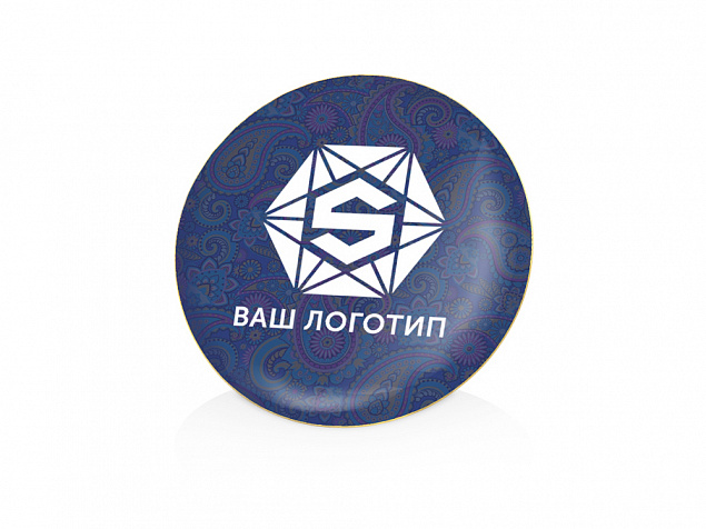 Значок металлический «Круг» с логотипом в Нефтекамске заказать по выгодной цене в кибермаркете AvroraStore