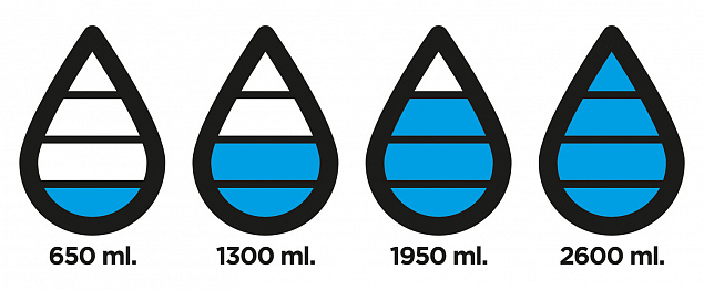 Бутылка для воды Aqua из материала Tritan, синяя с логотипом в Нефтекамске заказать по выгодной цене в кибермаркете AvroraStore