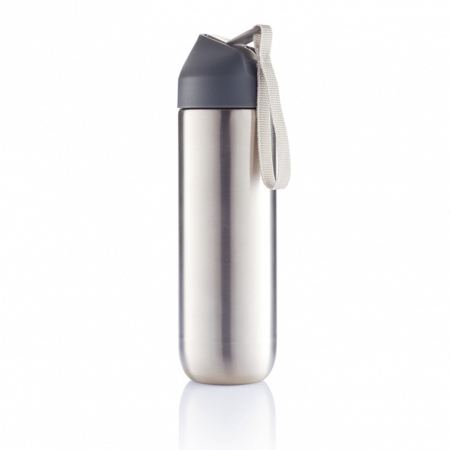 Металлическая бутылка для воды Neva, 500 мм с логотипом в Нефтекамске заказать по выгодной цене в кибермаркете AvroraStore