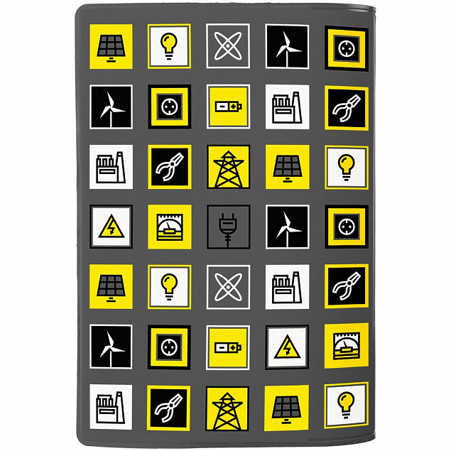 Обложка для паспорта Industry, энергетика с логотипом в Нефтекамске заказать по выгодной цене в кибермаркете AvroraStore