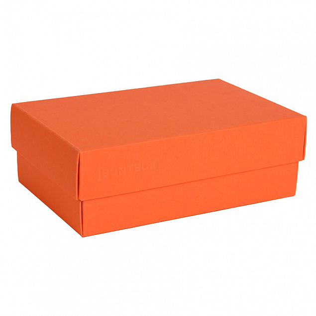 Коробка картонная, "COLOR" 11,5*6*17 см; оранжевый с логотипом в Нефтекамске заказать по выгодной цене в кибермаркете AvroraStore