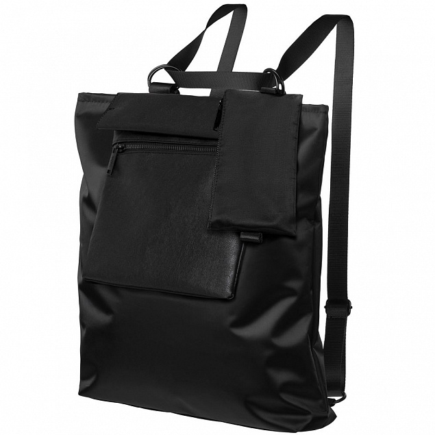Рюкзак-трансформер ringLink с отстегивающимися карманом и органайзером, черный с логотипом в Нефтекамске заказать по выгодной цене в кибермаркете AvroraStore