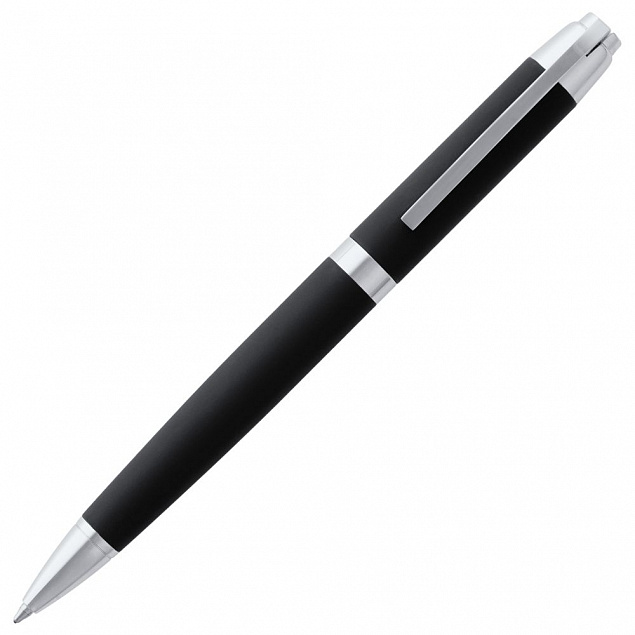 Ручка шариковая Razzo Chrome, черная с логотипом в Нефтекамске заказать по выгодной цене в кибермаркете AvroraStore