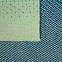 Плед Dreamshades, синий с зеленым с логотипом в Нефтекамске заказать по выгодной цене в кибермаркете AvroraStore