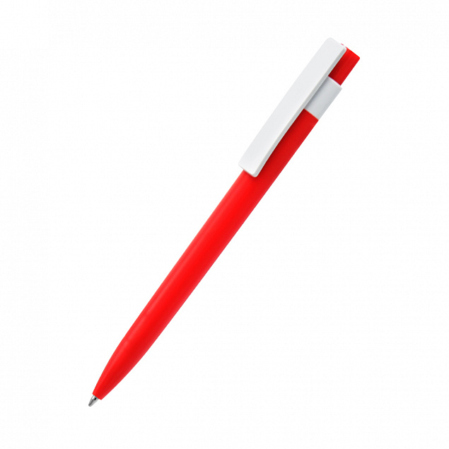Ручка шариковая Essen - Красный PP с логотипом в Нефтекамске заказать по выгодной цене в кибермаркете AvroraStore