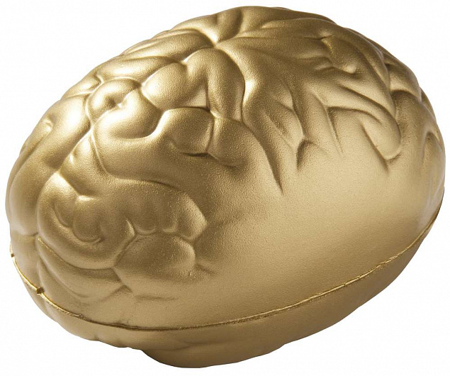 Антистресс «Золотой мозг» с логотипом в Нефтекамске заказать по выгодной цене в кибермаркете AvroraStore