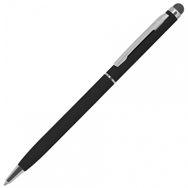 Ручка шариковая со стилусом TOUCHWRITER SOFT, покрытие soft touch с логотипом в Нефтекамске заказать по выгодной цене в кибермаркете AvroraStore