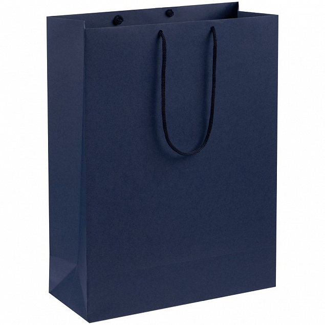 Пакет бумажный Porta XL, темно-синий с логотипом в Нефтекамске заказать по выгодной цене в кибермаркете AvroraStore
